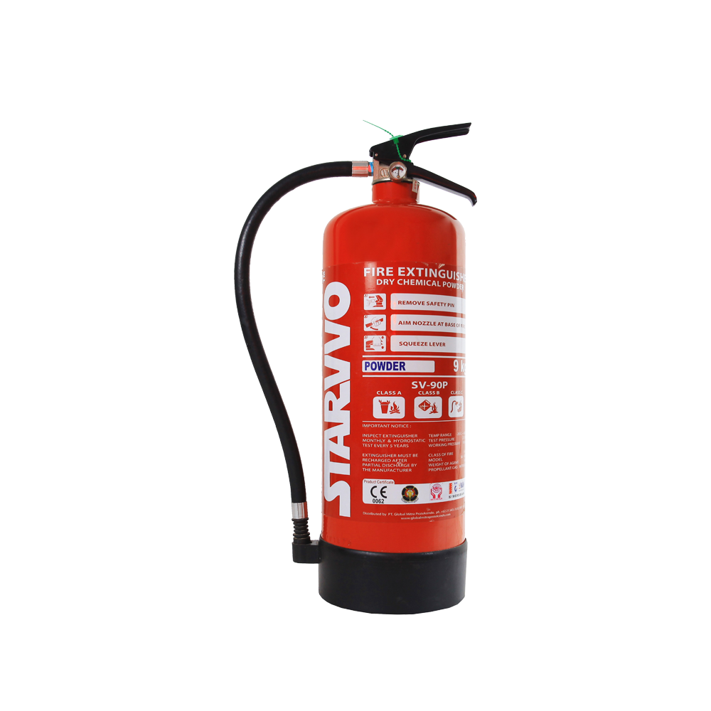 STARVVO Dry Chemical Powder Fire Extinguisher 9 Kg